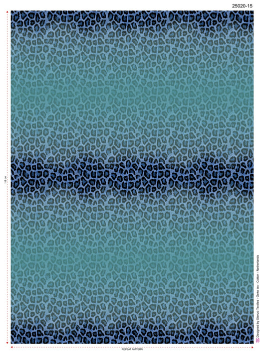 Jersey Leo Farbverlauf blau